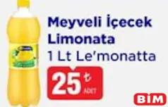 LE'MONATTA MEYVELİ İÇECEK LİMONATA 200 G